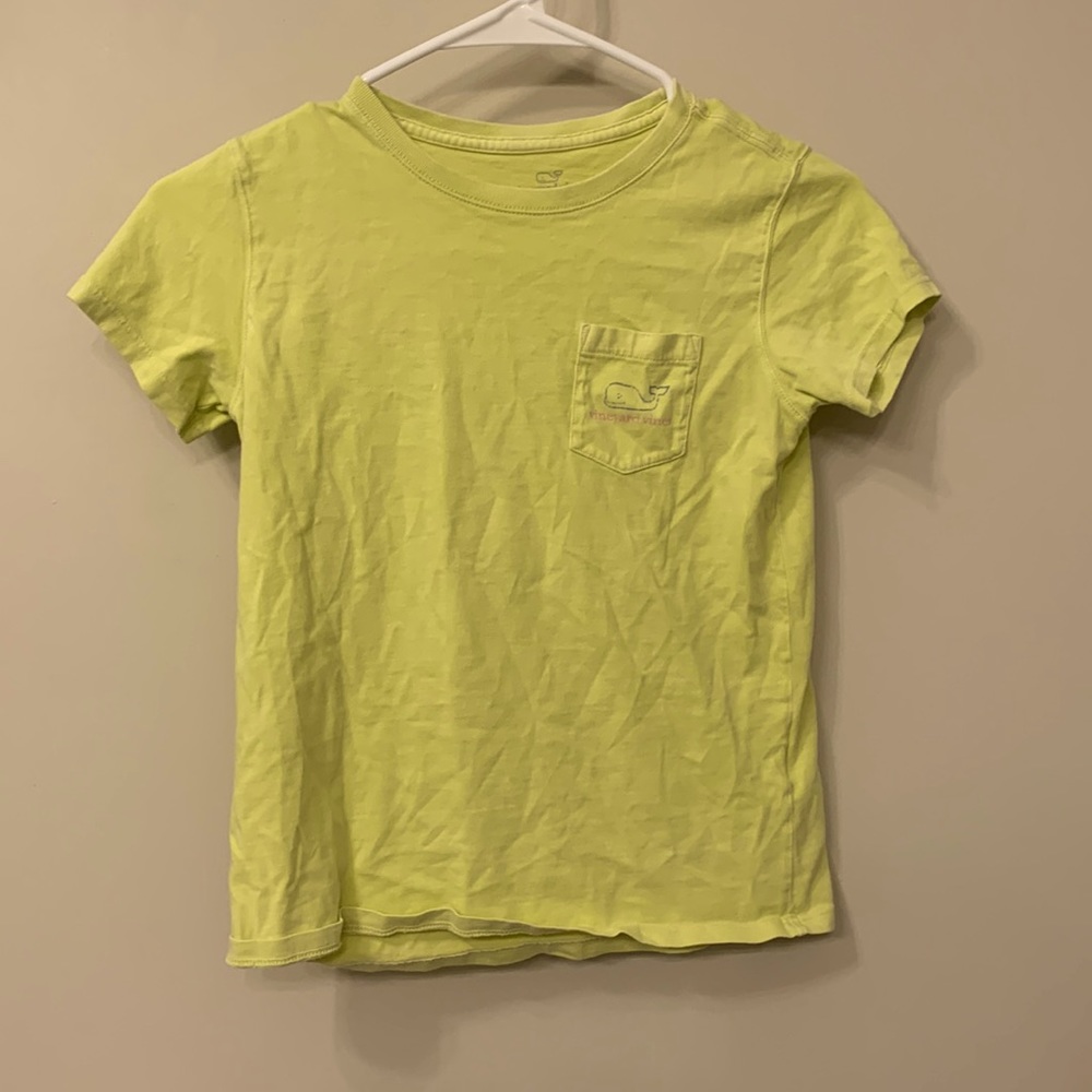Kids yellow vineyard vines t- shirt  medium 10-12